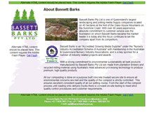 Tablet Screenshot of bassettbarks.com.au